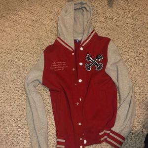Letterman hooded jacket from H&M